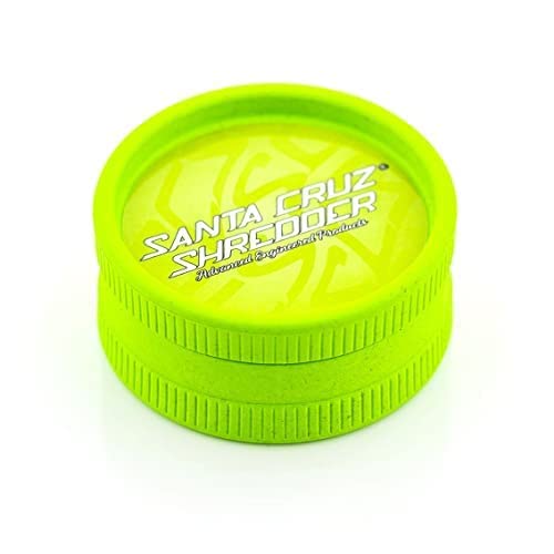 Santa Cruz ShredderEco Biodegradable Hemp Grinder - 2 Piece - Lime Edition