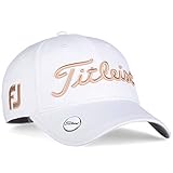 Titleist Golf- Ladies Tour Performance Ball Marker Cap White Collection White/Cantaloupe