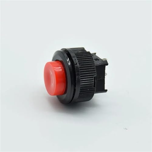 Interruptor de botón rojo de 16mm con retención para sustituir piezas y reparar tableros