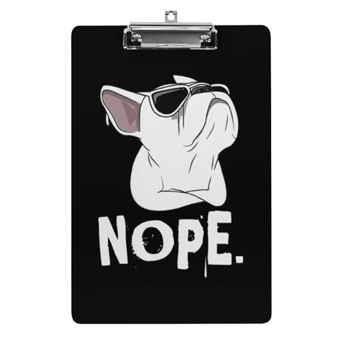 クリップボード フレンチブルドッグ 犬柄 A4 用箋挟み バインダー ファイルボード ファイルボード スケッチボード 文房具 軽量 おしゃれ