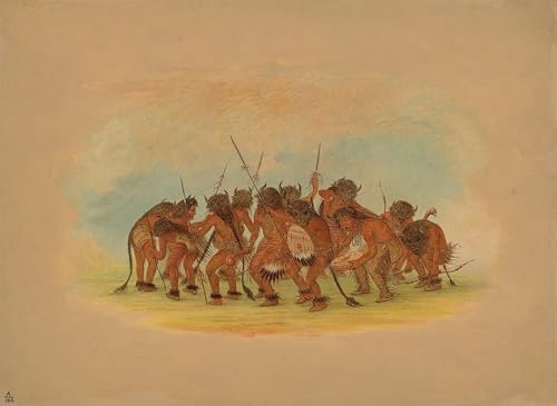 Impression Sur Toile George Catlin Voyage Culturel au Salon 60x90