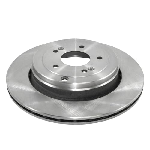 Image of Detroit Axle - Rear Brake Rotors for 10-16 Hyundai Genesis Coupe, Disc Brake Rotors 2010 2011 2012 2013 2014 2015 2016 Replacement: 12.99 inch inch Rotor