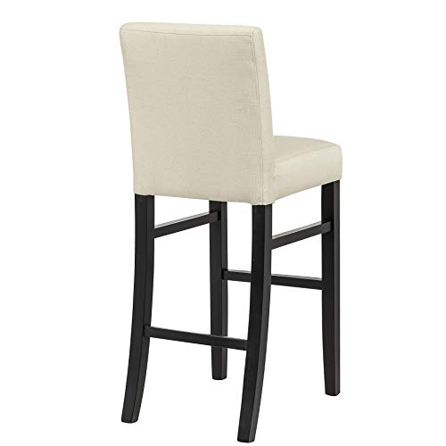 Yeefy Dining Chairs 30" High Bar Height Side Chairs With Wood Legs, Set Of 4 (Beige) #TOP5
