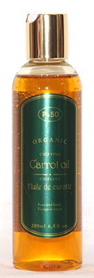 Organic Carrot Oil 200ml - Fragrance Free, Vegan, For Dry Sk
