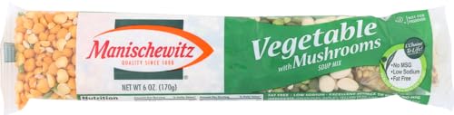 Manischewitz Cello Vegetable with Mushrooms Soup Mix 6oz (3 Pack) Reduced Sodium