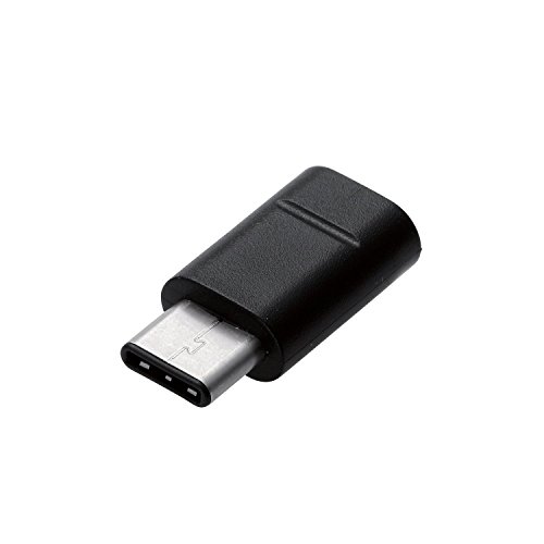 ELECOM X}[gtHpUSBϊA_v^ USB(microBX)-USB(CIX) Type-C ubN MPA-MBFCMADBK