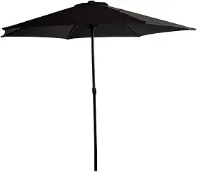 Ombrelone Life NAPPEDAM F250 Cinza Escuro – Guarda-Sol Grande para Jardim, Piscina, Varanda e Área Externa com Haste e Manivela