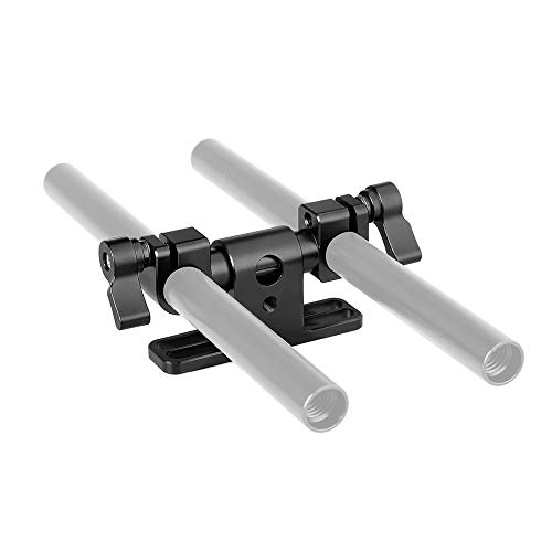 Image of CAMVATE 360 Swivel Adjustable 15mm Dual Rod Clamp for Camera Shoulder Rig