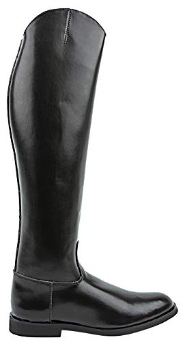 MB-3 Women Ladies Horse Riding Mounted Police Patrol Tall Boots with Pull On Equestrian Color Black3