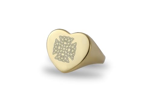 Bague Croix Celtique en Or 18k forgée main : un bijou celtique d'exception pour amoureux