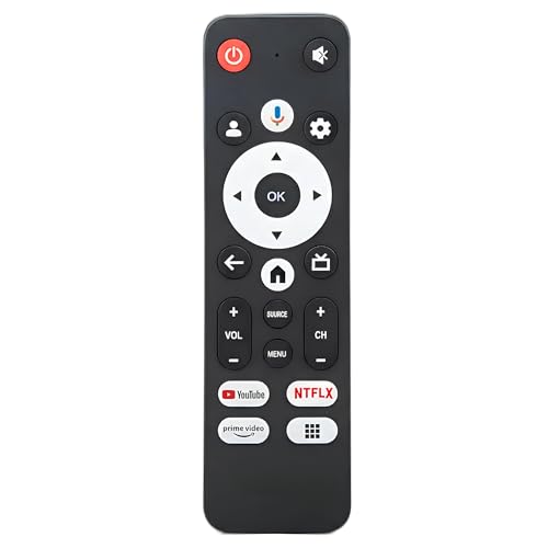 K2 Remotes Compatible for Hisense Smart Google LED TV Remotes – Works with 32/43/50/55/65/75 Inch Models | Non-Voice Remote (Without Voice) | Match...