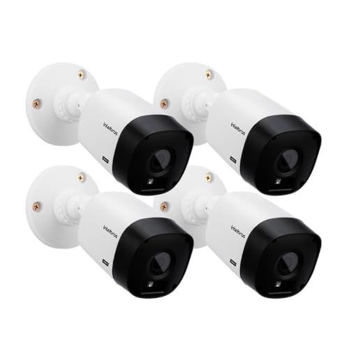 Kit 4 Câmera 1120b Intelbras P/Dvr Visão Noturna