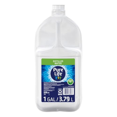 1 Gallon Distilled Water – Pure Mineral-Free Water for Humidifiers, Steam Irons, and Household Use