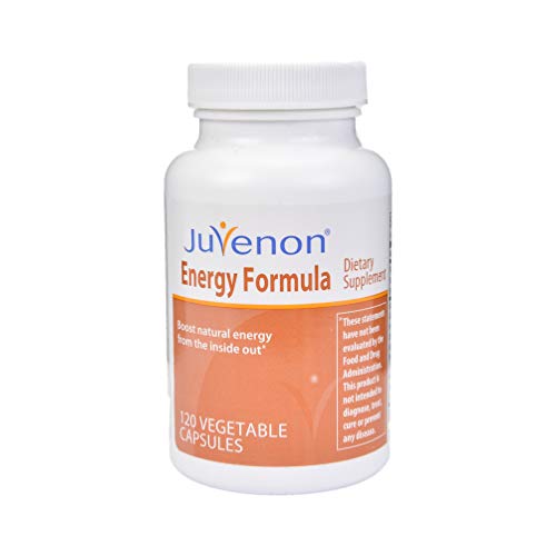 Juvenon Energy Formula Capsules (120 Capsules) - Anti-Aging Pills for Energy, Focus, Brain Function, Healthy Weight and Heart
