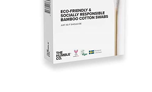 Hastes Flexíveis de Algodão Natural Branco The Humble - Veg, The Humble