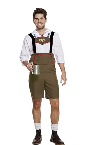 HENBRANDT Adult Men’s Bavarian Man Fancy Dress October Beer...