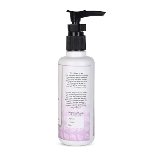 Image of French Lavender Body Wash for Daily Cleansing | Aromatic Fragrance Shower Gel for Fresh & Soft Skin | Helps Remove Dirt, Smooth Texture & Hydration | Cleanser for Healthy Looking Skin