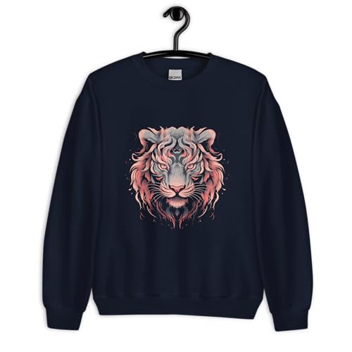 Sweat visage de tigre pull graphique idéal pour vos sorties urbaines