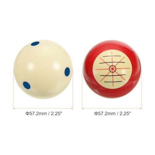 Bolas de billar con líneas estándar para entrenar y jugar en casa 2