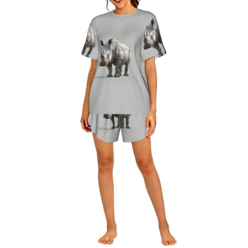 Pyjama rhinocéros femme idéal pour vos matins cocooning