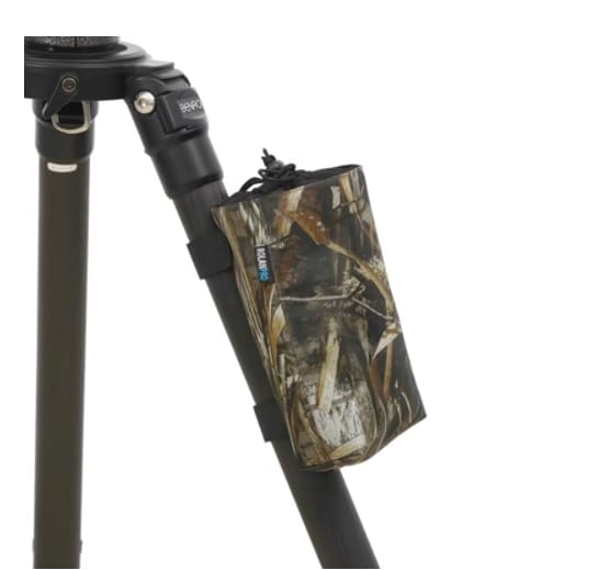 Rolanpro Tripod Hanging Bag - Mobile Phone Storage - Camera Spare Batteries - Grass Camouflage