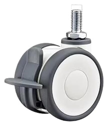 Rueda doble silenciosa para suelos delicados pack de 2 piezas de 5 pulgadas variante C-2
