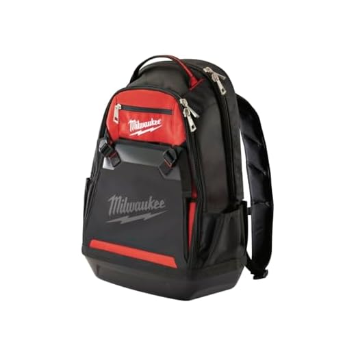 Milwaukee Rucksack Jobsite, 1 W, Rot/Schwarz