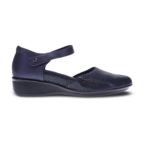Image of Revere Osaka Mary Jane - Premium Leather - Orthotic-Friendly Removable Insoles - Adjustable Strap - Arch Support - Stylish Wedges for All-Day Comfort