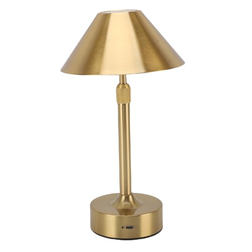 Hamwesh Lámpara de Mesa Inalámbrica, Batería Recargable de 2000 MAh, Carga de 3-5 H, Lámpara de Control Táctil de Tiempo de Ejecución de 8-20 H, de Escritorio LED de Altura Ajustable de 25-35 Cm con 3