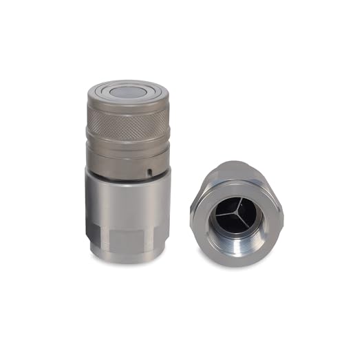 Image of 3 /4″ Flat Face Hydraulic Quick Couplers Set - 1″ NPT Port