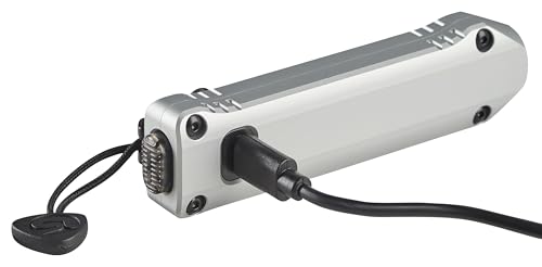 Image of Streamlight 88819 Wedge XT 500-Lumen 1,900-Candela Flat Everyday Carry Flashlight, Includes USB-Cable and Pocket Lanyard, Silver