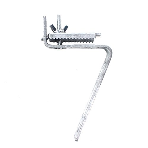 - canalón PVC 25 semi-redonda – Estribo para teja épaisse sujeción cocodrilo