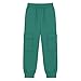 Boys Girls Sweatsuit Kids Fashion Hoodies Sweatshirts and Cargo Sweatpants Jogger Set 2 (A-Blackish Green, 5-6 Years)