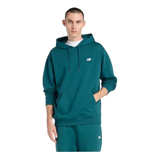 Sweat New Balance MT41508 anti-froid en tissu éponge pour un confort quotidien taille L