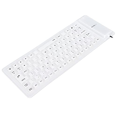 Teclado de silicona portátil e impermeable ideal para trabajar viajando 3