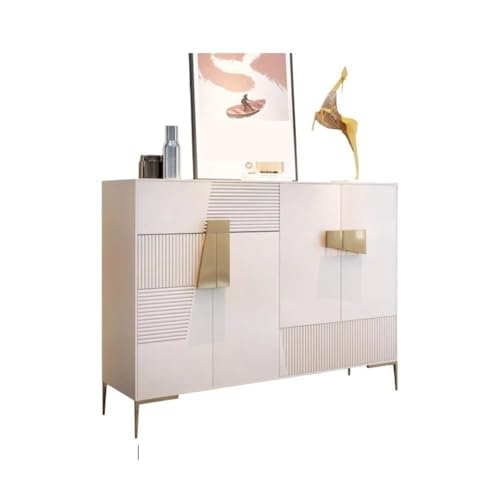 Zapatilla Estante Luz lujo entrada zapatero puerta villa entrada simple moderna sala de estar crema roca entrada gabinete zapato almacenadores