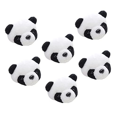 OATIPHO 6 Piezas broche de panda Broche de mujer broche panda Broche de coloreado broche de accesorios Broche bonito Panda broche pin de bonito pin decoracion alfiler de niña Felpa