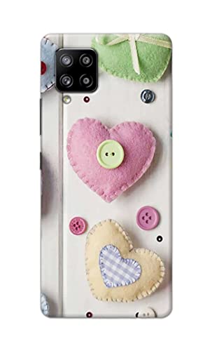 Image of PRINTFIDAA Heart Shape Hard Back Cover for Samsung Galaxy M42 5G / Samsung Galaxy A42 5G Back Cover -(P6) KAT1010