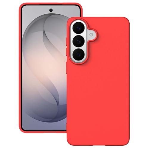 Coque Samsung S26 silicone rouge pour protection active au quotidien