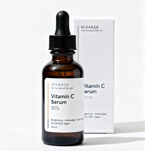 10% Vitamin C Serum For Glowing Skin 30ml, Antioxidant Brightenin...