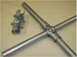 Chain Link Fence Line Rail Clamp 1-5/8" x 1-5/8"