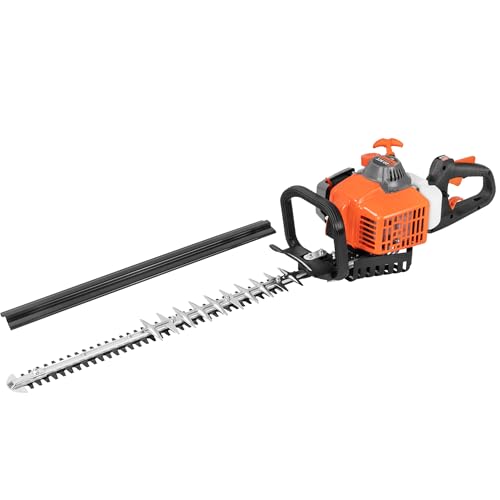 PROYAMA Gas Hedge Trimmer 25" Dual Blade 750W, 180° Handle
