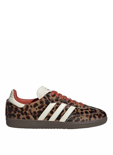 Image of adidas Samba OG Womens Sneaker (Leopard Print Gum, 5)