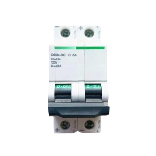 Disyuntor C65N-DC 2P C6A interruptor automático bipolar A9N22423 DC 2