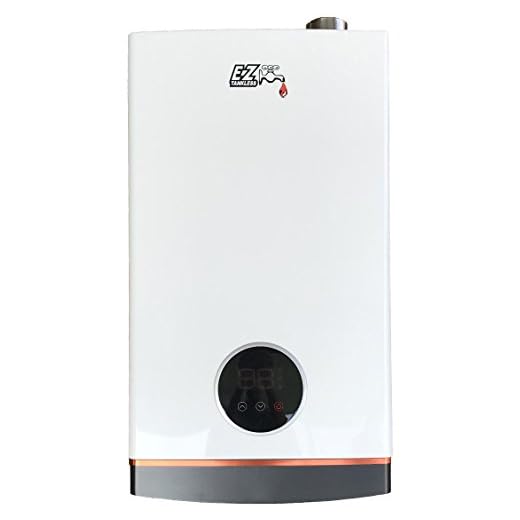 EZ Ultra HE Natural Gas Indoor Condensing Tankless Water Heater - Digital Display - Whole Home