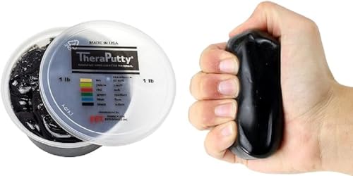 Image of CanDo 10-1470 TheraPutty Standard Hand Exercise Putty, X-Firm, 1lb
