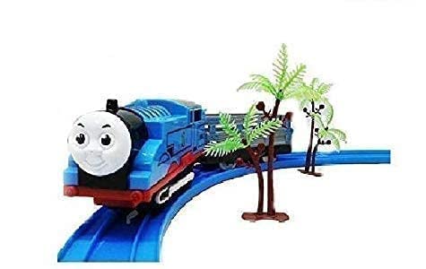 OMETER Thomas and Friends Adventures, Small Push Along Thomas Train Engine for Children Train with Track for Kids 5 Years (Small Thomas Train M, Multicolor)