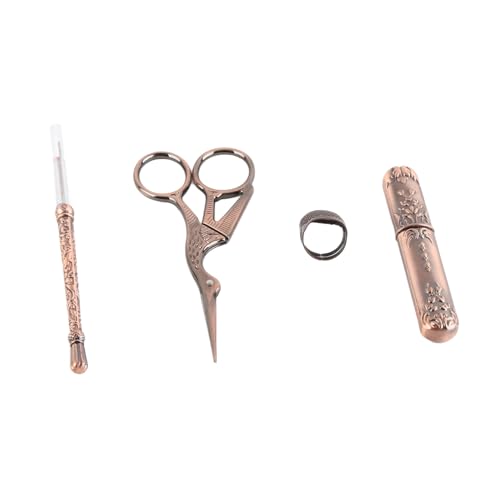 Herramientas de Bordado, Herramientas de Puntadas Cruzadas Mbroyery Tijeras Kit de Bordado de Bordado Coser Awl Costante de Costura Kit de Aguja Vintage Kit de Bordado Kits de
