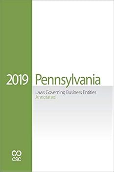 Paperback CSC® Pennsylvania Laws Governing Business Entities Annotated Book