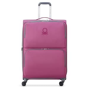 DELSEY Paris x United Colors of Benetton – UCB Softside, Rosa, XL, Trolley Case/Upright